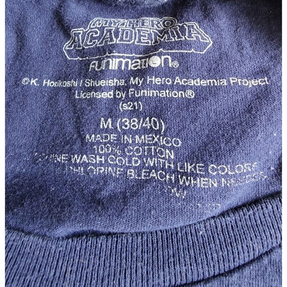 My Hero Academia Anime Size Medium T-Shirt Comics Funimation - Picture 4 of 4